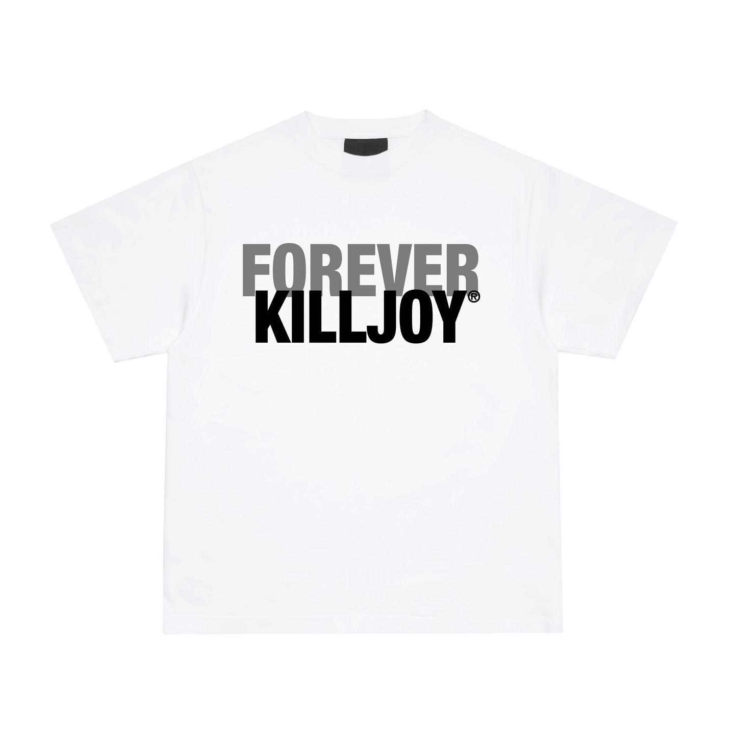 WHITE "FOREVER KILLJOY" TEE