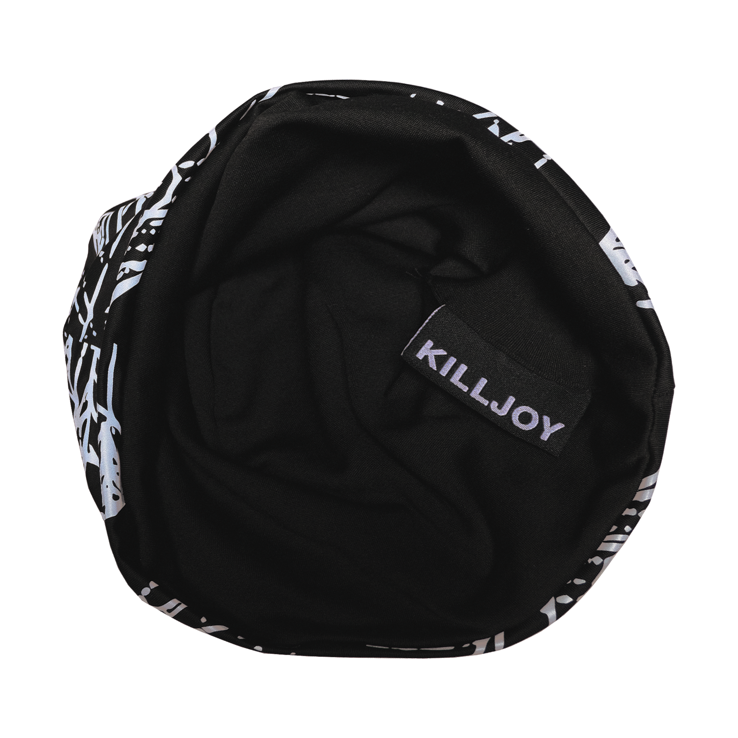 BLACK "WEB" SPORTS BEANIE