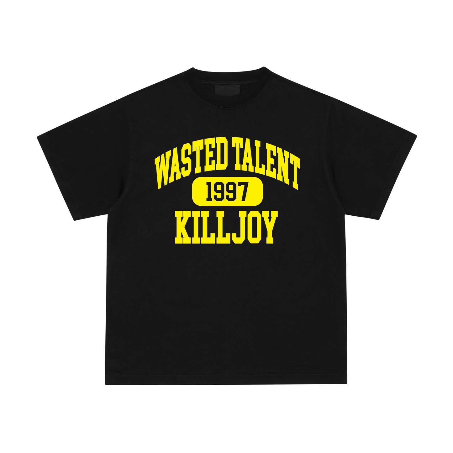 BLACK "WASTED TALENT" TEE