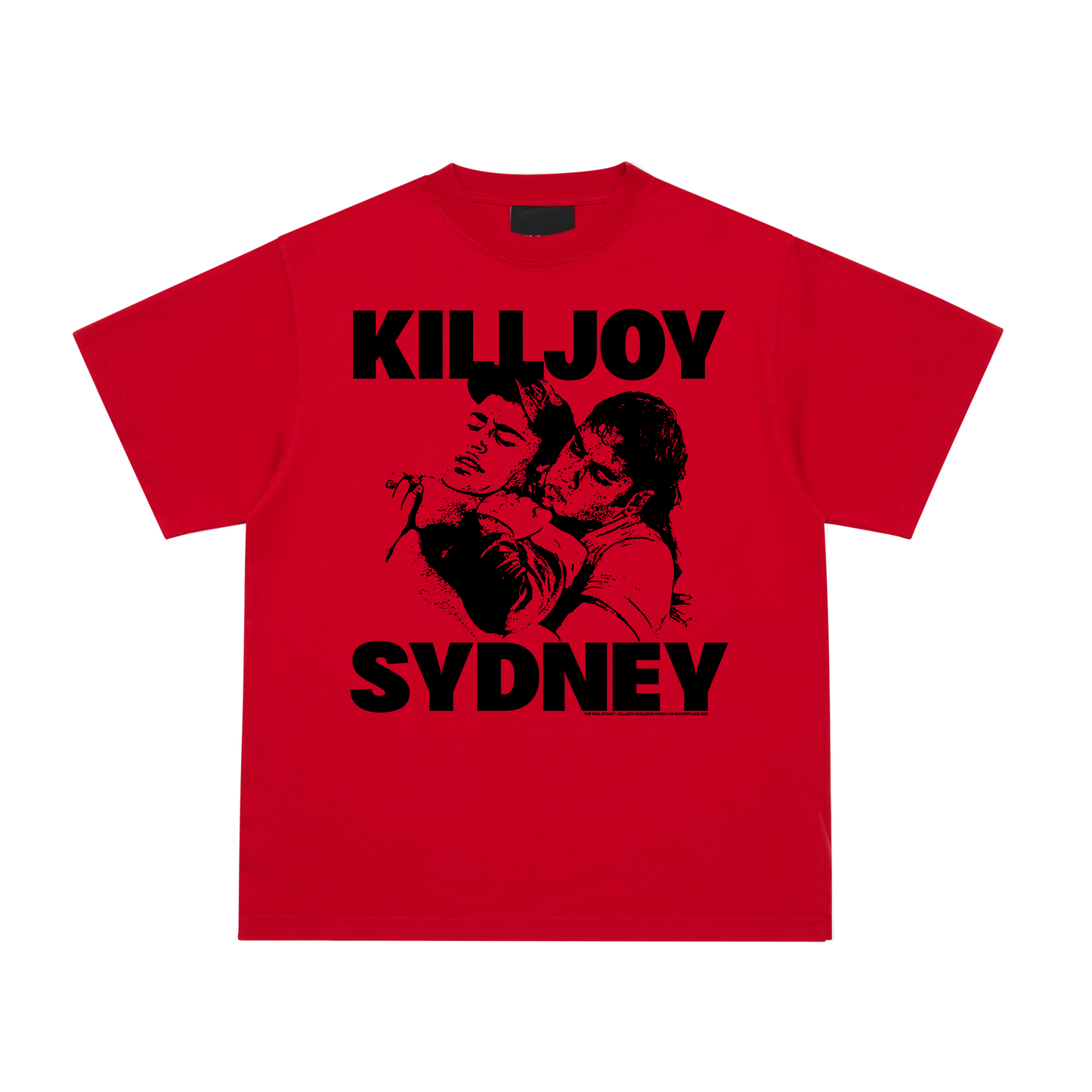 RED "THE COMBINATION" TEE