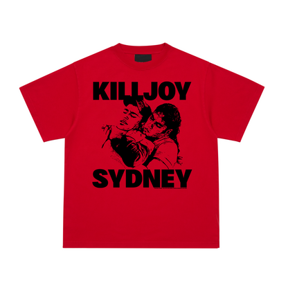 RED "THE COMBINATION" TEE