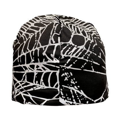 BLACK "WEB" SPORTS BEANIE