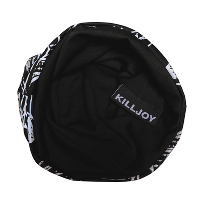 BLACK "WEB" SPORTS BEANIE